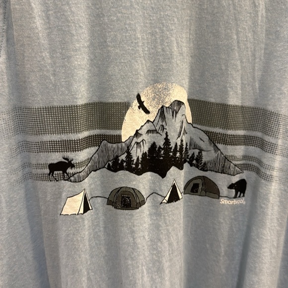 Smartwool Top Women's M Blue Merino Sport tank top - Picture 2 of 4